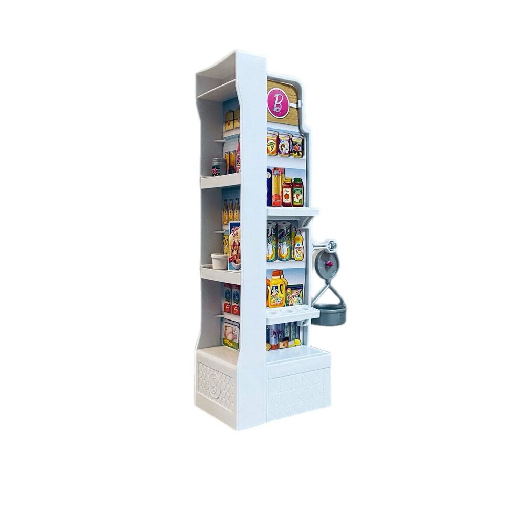2020 Mattel Barbie Grocery Store Replacement  11" Grocery Shelves & Scale